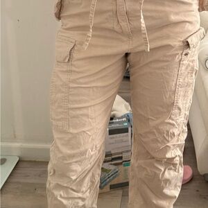 H&M Men’s Beige Cargo Pants